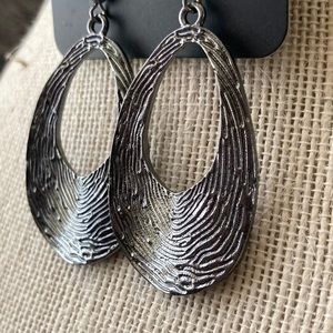 Gunmetal earrings
